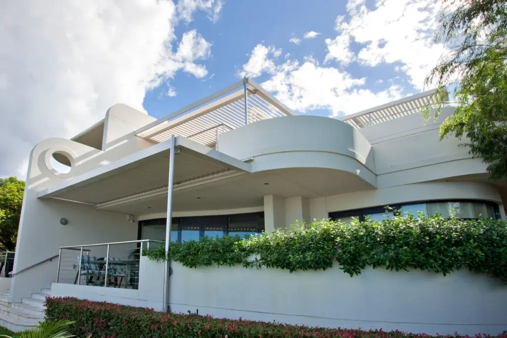 Fairlight opening roof installation view from front.