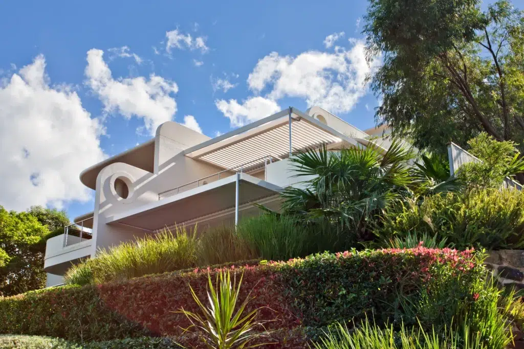 Fairlight opening roof installation view from curb.