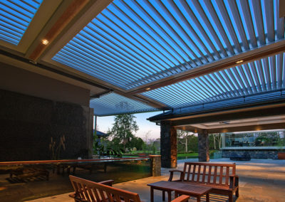 Adorable Alfresco Roof Design with Roof Louvres in Dural