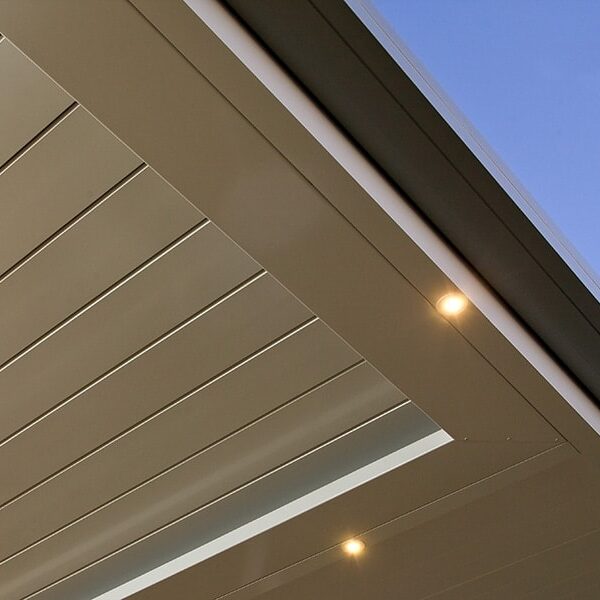 Delightful Camden Pergola Design with Opening Roof Louvres