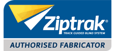 Ziptrak authorised fabricator - track guided blind system.