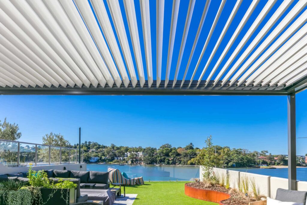 Scenic view from the Abbotsford pergola.