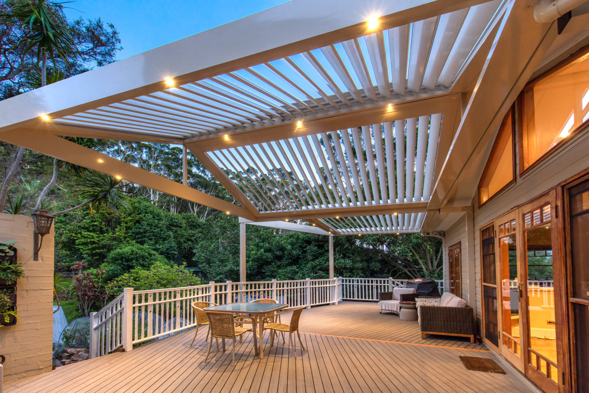 Austinmer Custom Louvre Roof Pergola Design Opening Roof Specialists