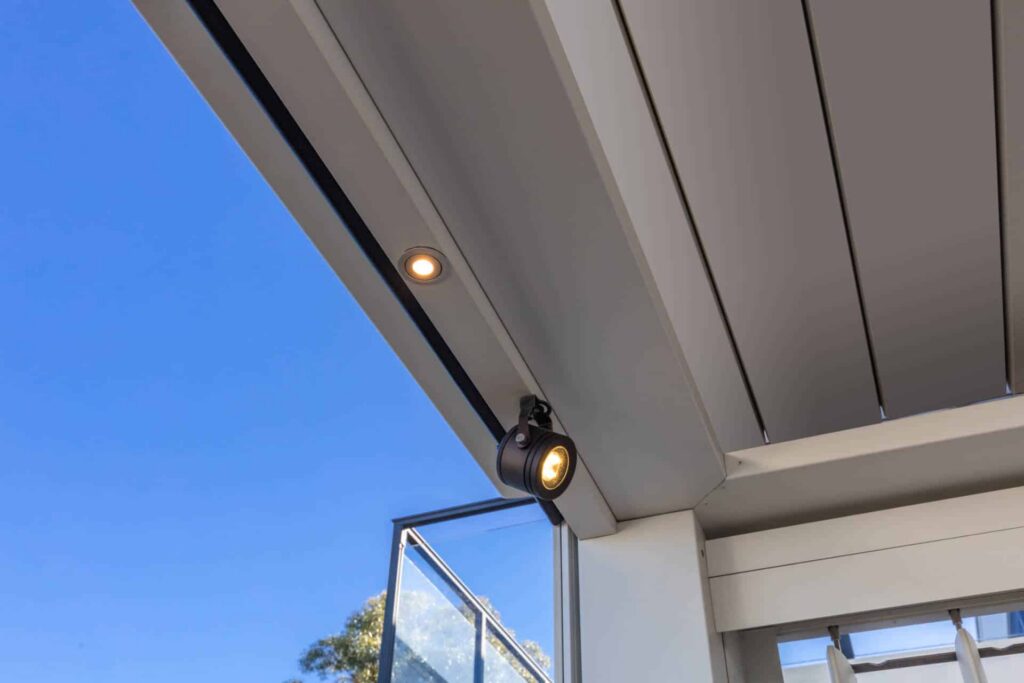 Lights installed on Manly Vale pergola .