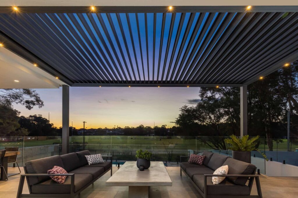 Tennyson Point pergola from inside out.