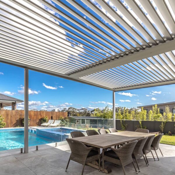 Stylish North Kellyville Pergola Entertainment Area