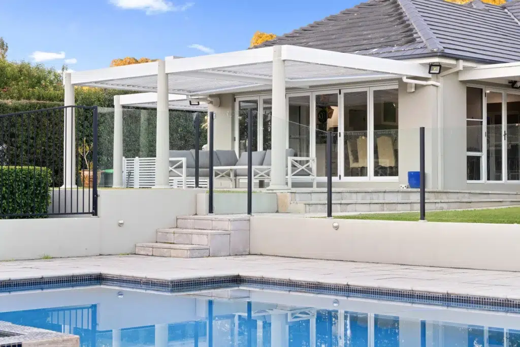 Grasmere opening roof from under the louvres.